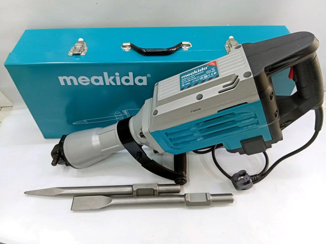 Meakida 2200W Demolition Hammer – Heavy-Duty HEX Jack Hammer
