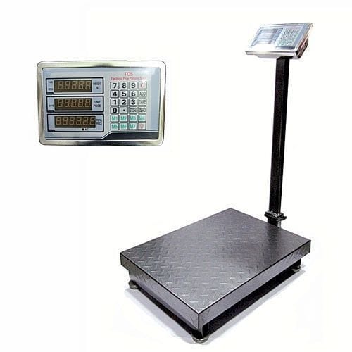 300kg Digital Price Computing Platform Weighing Scale – Rechargeable Heavy-Duty Scale