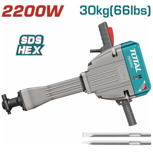 TOTAL TH220502 2200W Demolition Breaker – 75J, 30kg