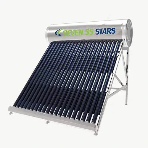 Seven SS Stars 150L Stainless Non-Pressurized Solar Water Heater