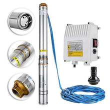 Kailo 0.5HP Deep Well Submersible Pump – 44m Head, Control Box & 20m Cable