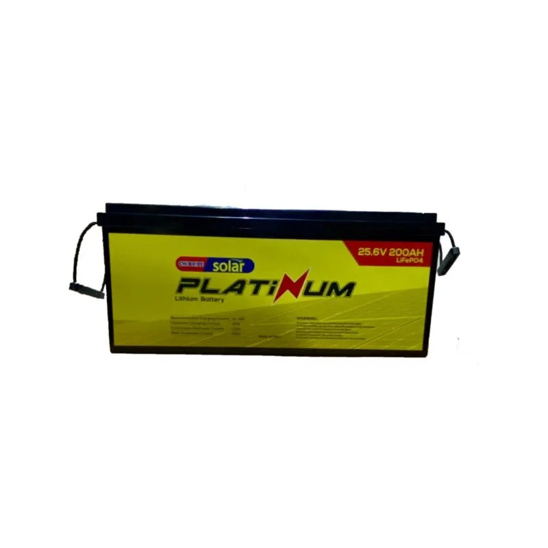 Platinum 5.12kWh 25.6V 200Ah LiFePO₄ Lithium Battery