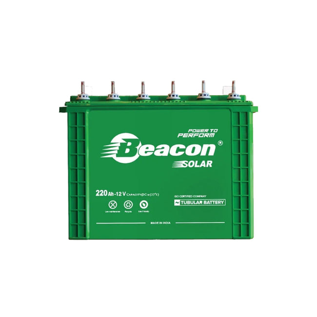 Beacon 220Ah 12V Tubular Solar Battery