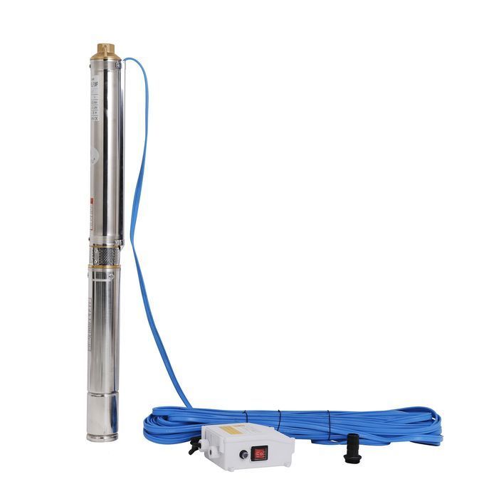 Kailo 0.5HP Deep Well Submersible Pump – 44m Head, Control Box & 20m Cable