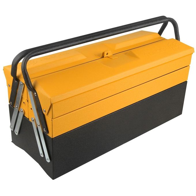 TOLSEN 60-Piece Toolbox Set – 5-Tray Metal Tool Box with CR-V Hand Tools