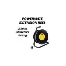 Powermate 50M 2.5mm² Heavy-Duty Extension Cable Reel – 100% Copper, Fused