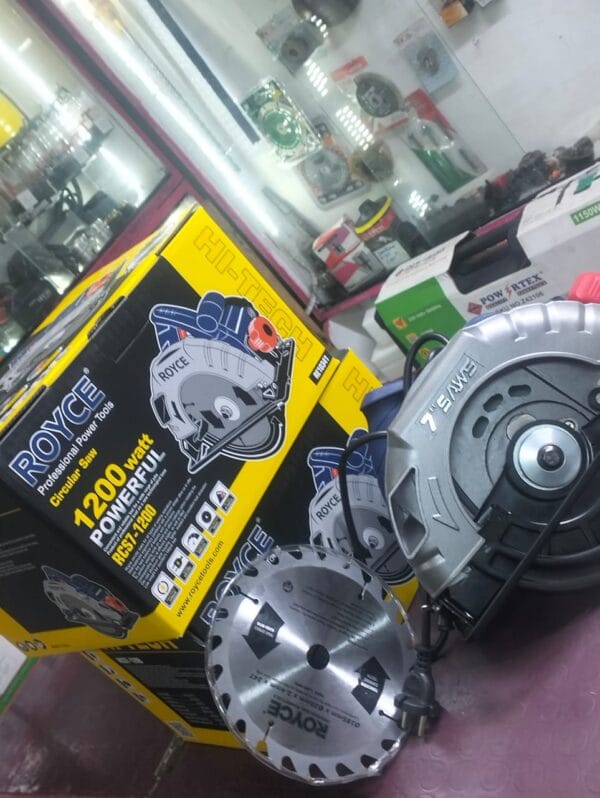 ROYCE RCS7-1200 1200W Circular Saw – 185mm Blade, 5500 RPM
