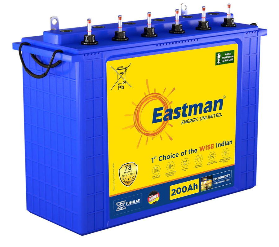 Eastman EM20060TT 200Ah 12V Tall Tubular Inverter Battery