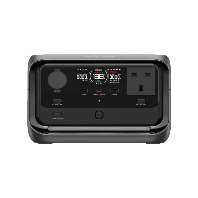 EcoFlow RIVER 3 Plus Portable Power Station – 286Wh, 600W LiFePO₄