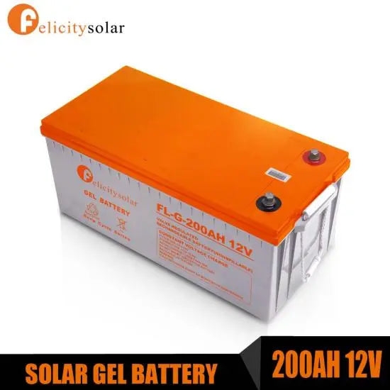 Felicity Solar 200Ah 12V Gel Battery – Maintenance-Free Deep Cycle Battery