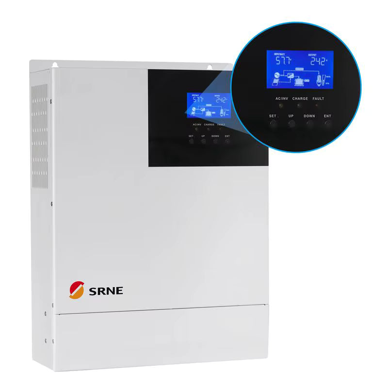 SRNE HF2420S60 2kW 24V Hybrid Off-Grid Solar Inverter