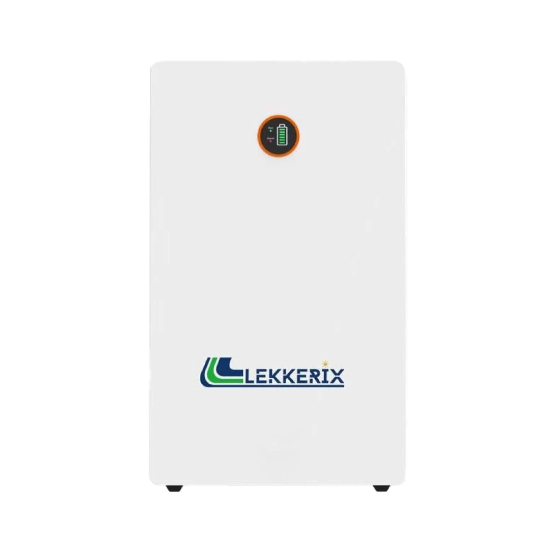LEKKERIX LV-BAT-W10.24Da 10.24kWh Wall-Mounted LiFePO₄ Lithium Battery – 51.2V 200Ah