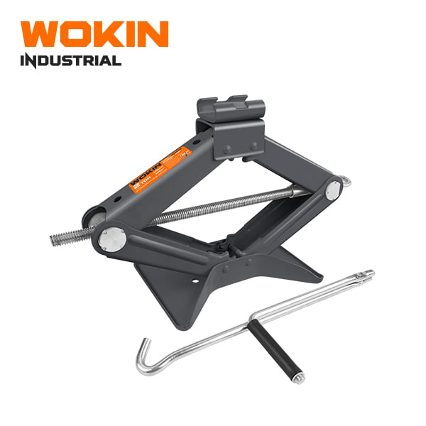 WOKIN 736220 2-Ton Scissor Jack – 120mm to 405mm Lift Range