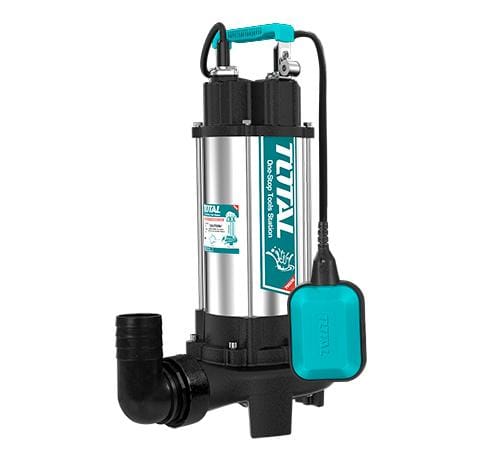 TOTAL TWP7150026 2HP Sewage Submersible Pump – 1500W, 14.5m Head, 350L/min