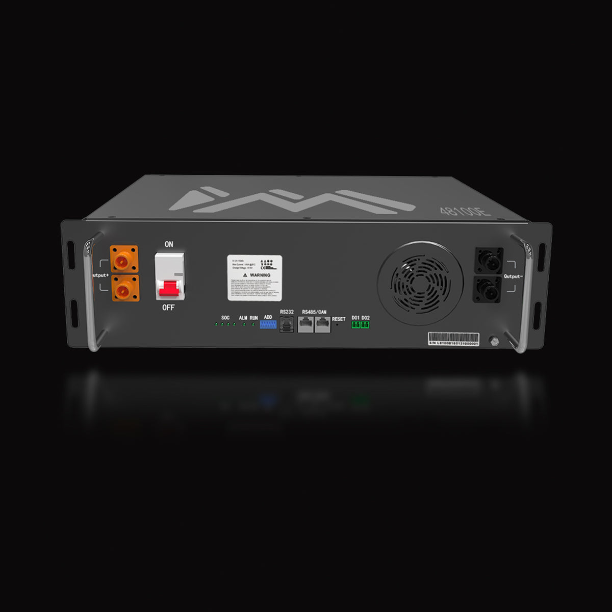 Vestwoods 5.12kWh 48V 100Ah LiFePO₄ Lithium Battery