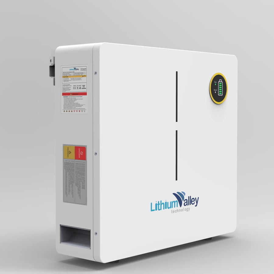 Lithium Valley LV-BAT-W5.12AC 5.12kWh Lithium Battery – 51.2V 100Ah