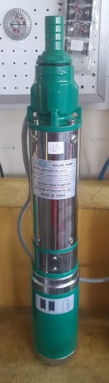 Aico Japan ACDC24V/I-40-3-0.4-1 Solar Submersible Pump – 24V, 400W, 60m Head