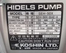 Koshin SEH-50X BAE-6 2-Inch Petrol Water Pump with Honda GX120 Engine