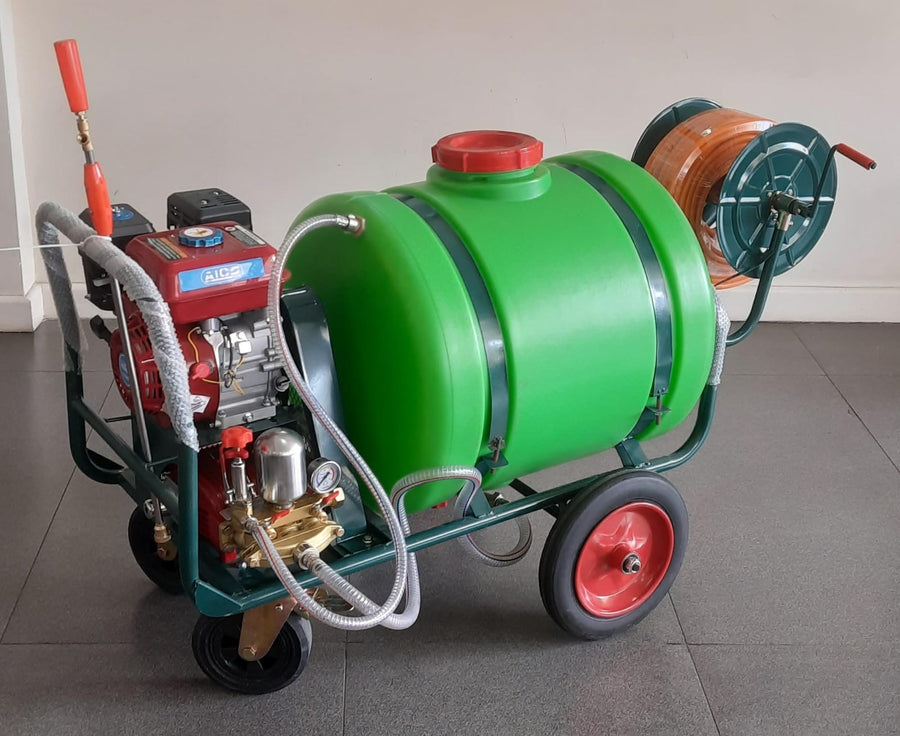 Aico Japan AC1609 160L Petrol Engine Trolley Sprayer – Mobile Agricultural Spraying Unit