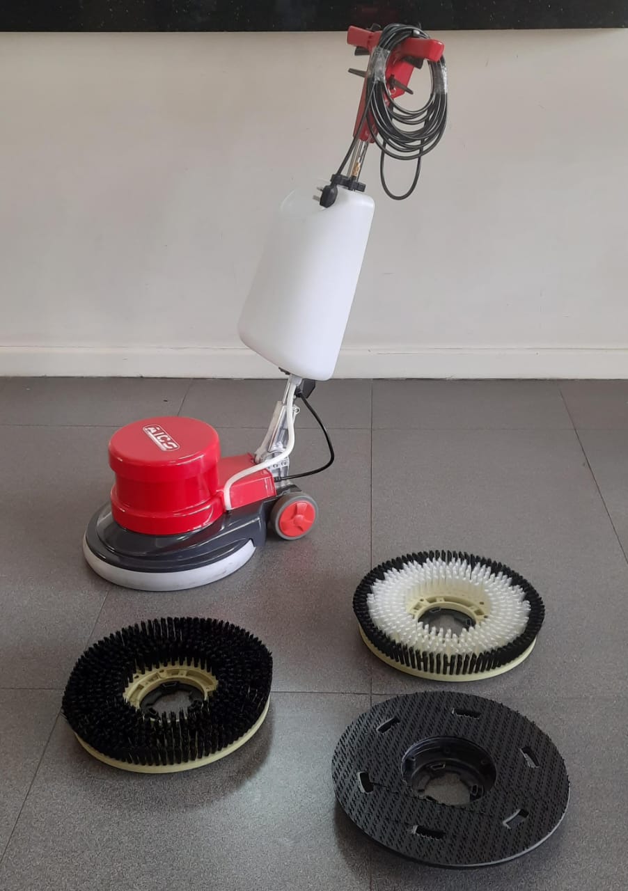 Aico Japan SC005 Floor Scrubber / Polisher – With Multiple Brushes