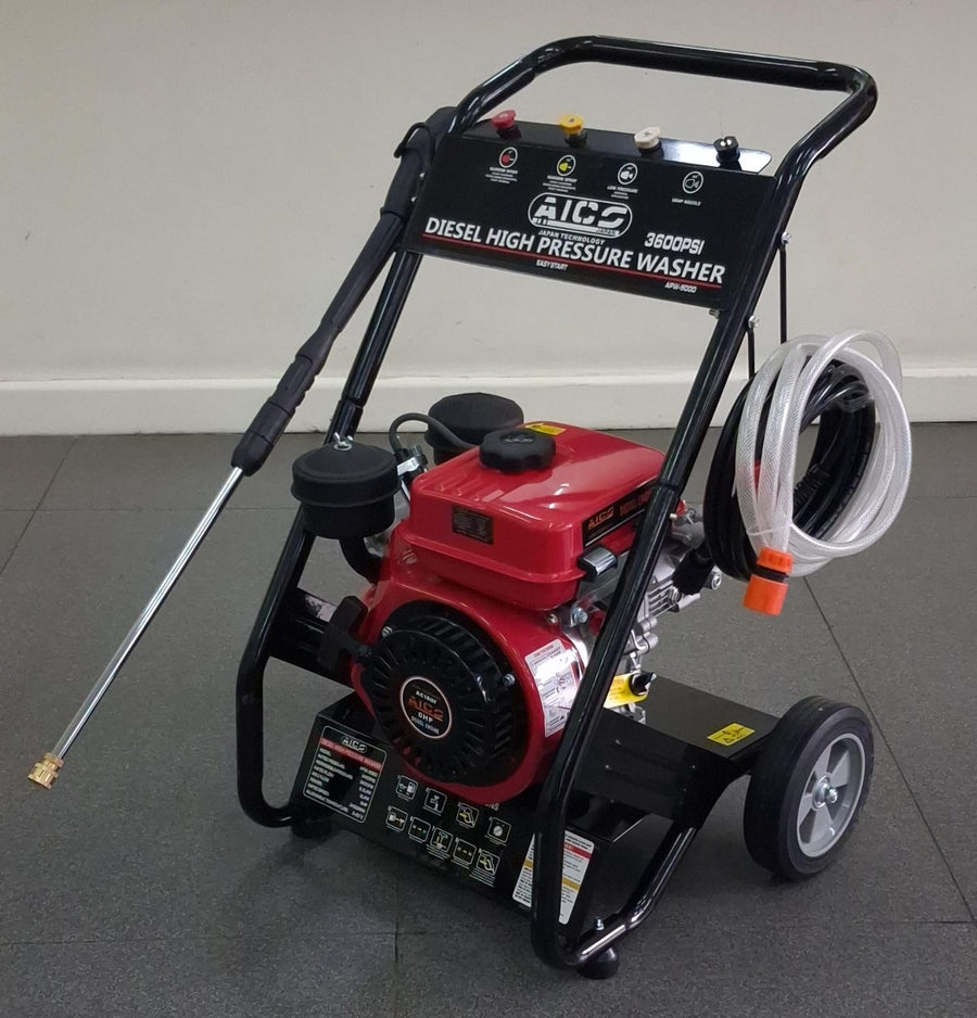 Aico Japan 3600 PSI Diesel Pressure Washer – 8HP Engine