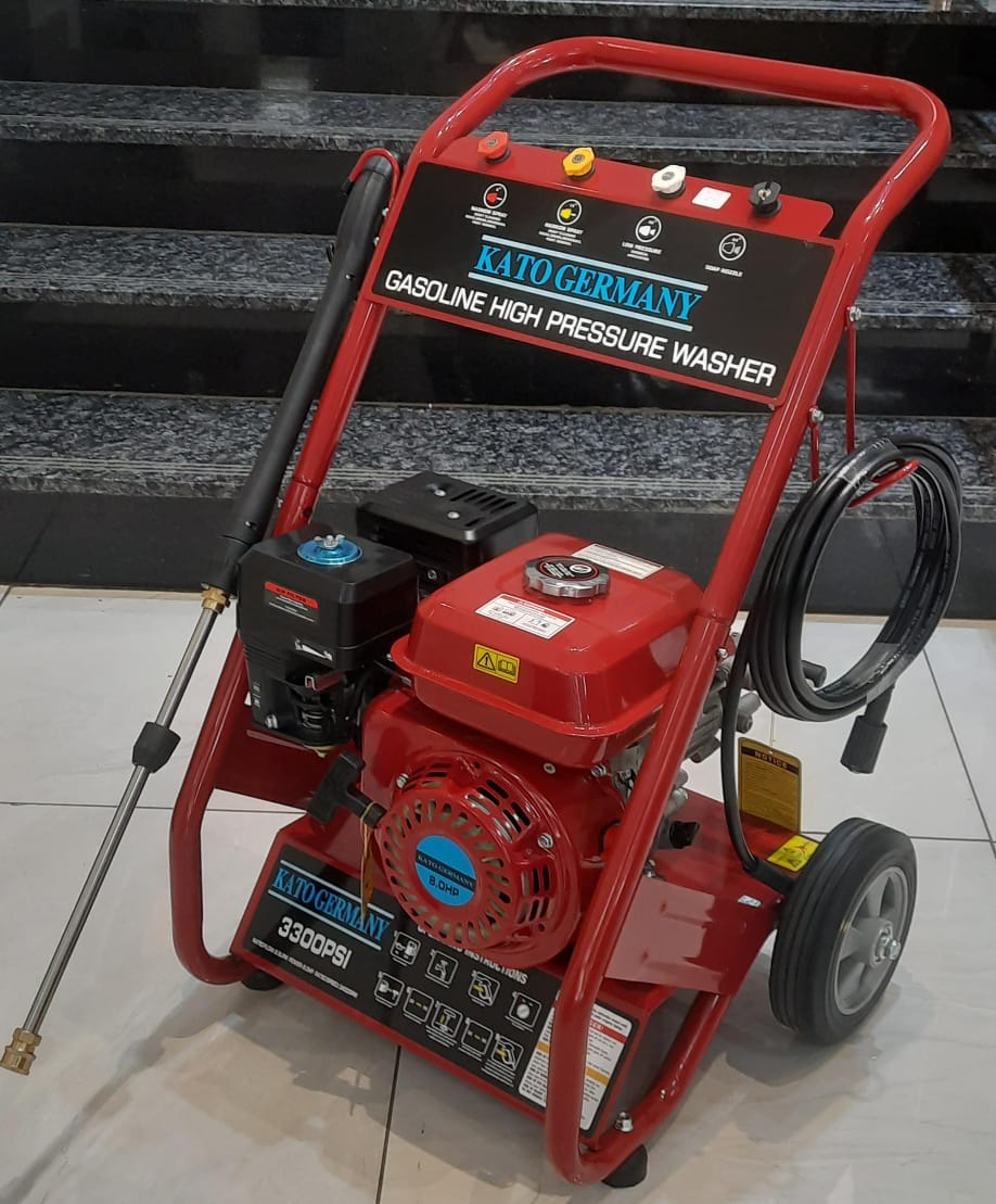 Kato Germany KPW800 3300 PSI Petrol Pressure Washer – 8.0HP Engine