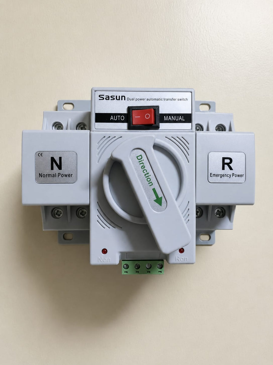 Sasun SGLD-63 63A Dual Power Automatic Transfer Switch – 2 Pole, 230V AC