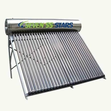 Seven SS Stars 300L Pressurized Solar Water Heater – Stainless Steel