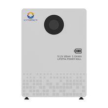 LVTOPSUN LVTS-512100-G3 5.12kWh LiFePO₄ Lithium Battery – 51.2V 100Ah