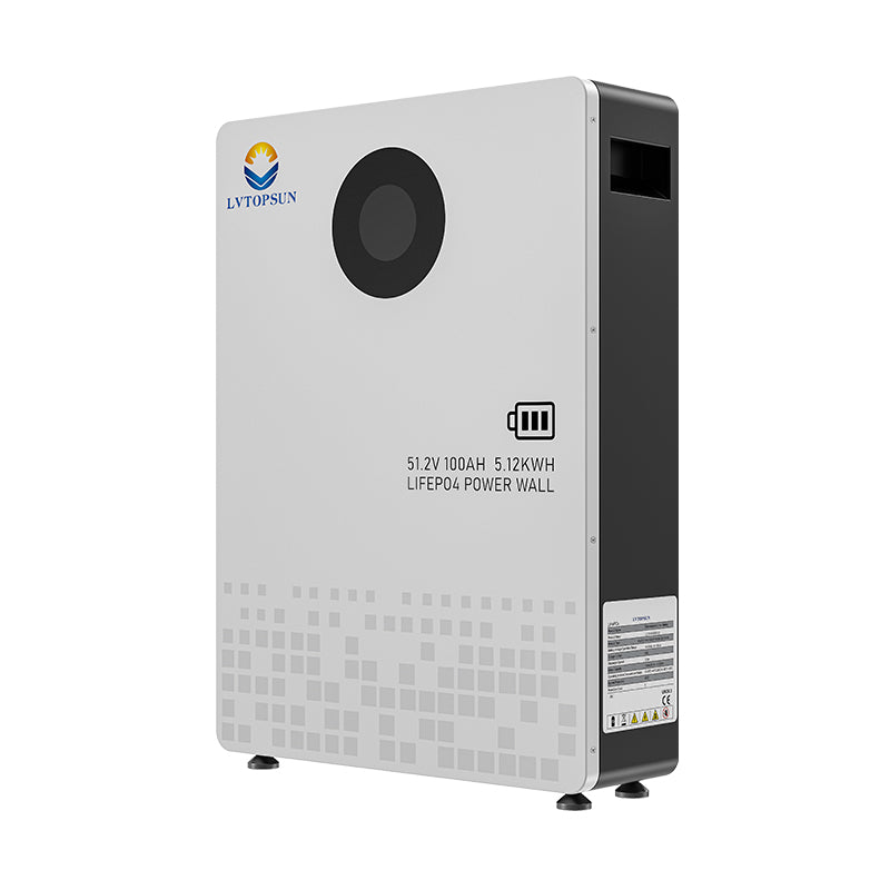 LVTOPSUN LVTS-512100-G3 5.12kWh LiFePO₄ Lithium Battery – 51.2V 100Ah